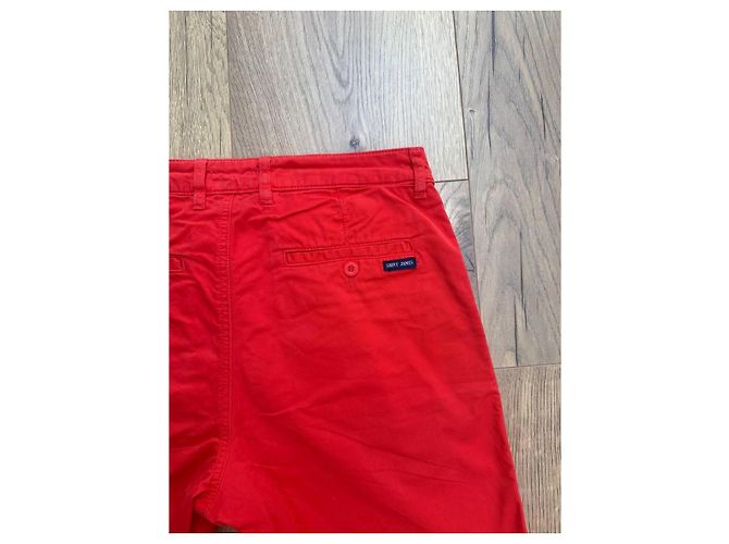 Pantaloncini Saint James in cotone rosso uomo - vista 4