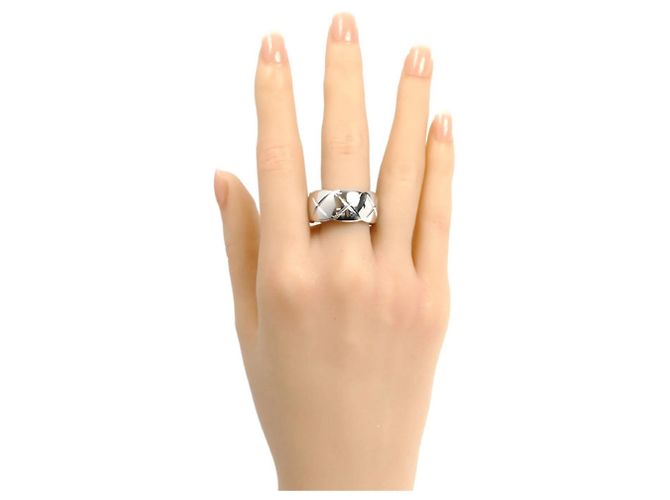 Anello Coco Crush in Oro Bianco 18K Chanel - vista 7