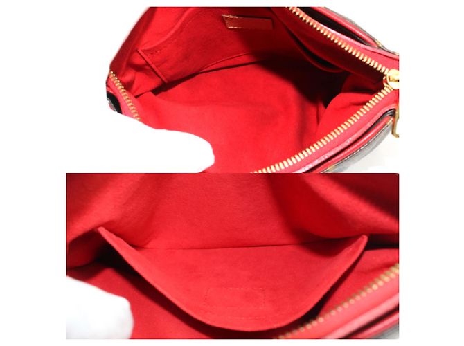 Borsa a Spalla Pallas BB di Louis Vuitton Marrone Rosso - vista 4