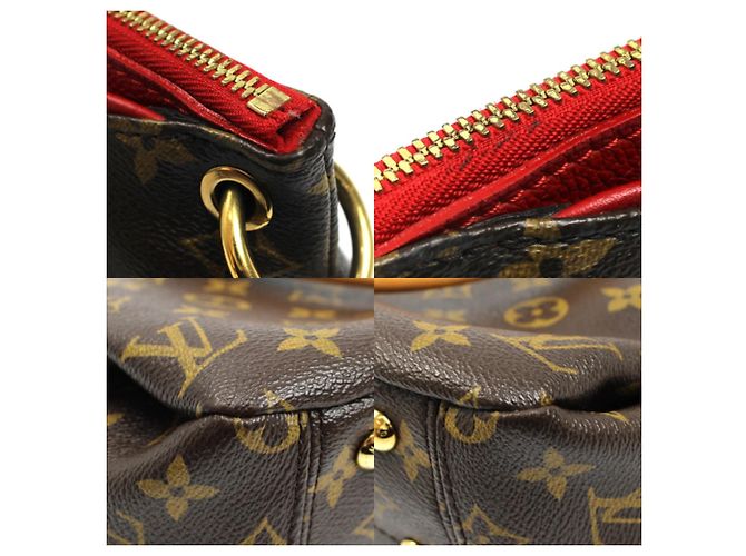 Borsa a Spalla Pallas BB di Louis Vuitton Marrone Rosso - vista 7
