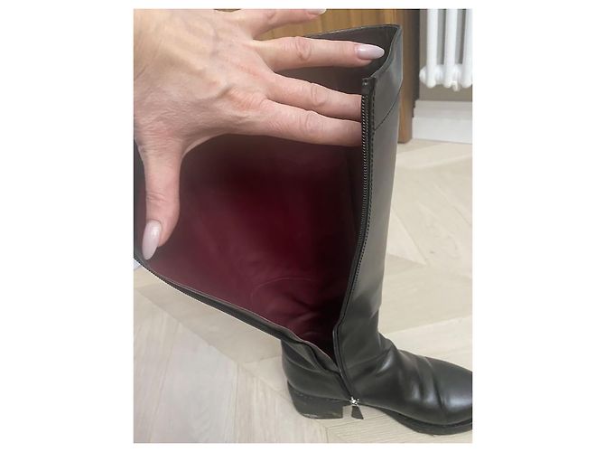 Increíbles botas Multi Logo CC de Chanel Runway Negro - vista 5