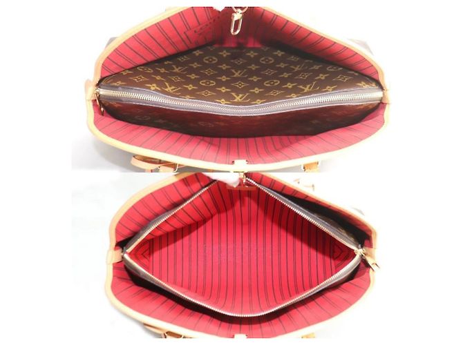 Borsa tote Evermore MM Louis Vuitton Marrone - vista 4