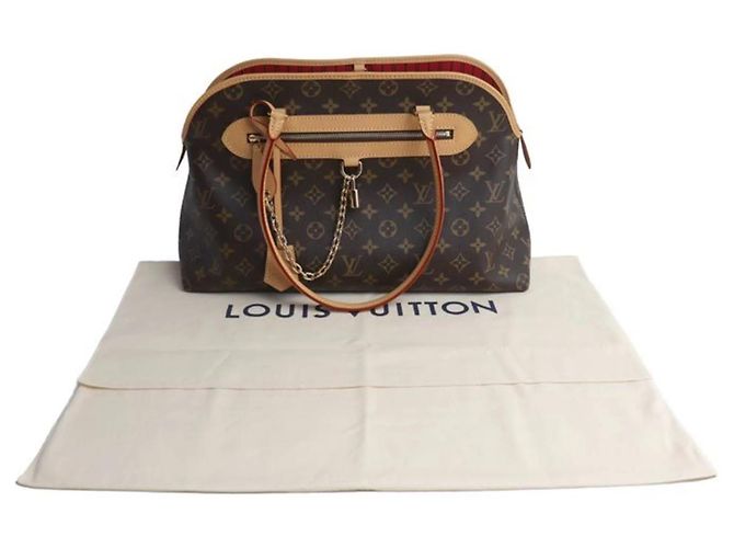 Borsa tote Evermore MM Louis Vuitton Marrone - vista 7
