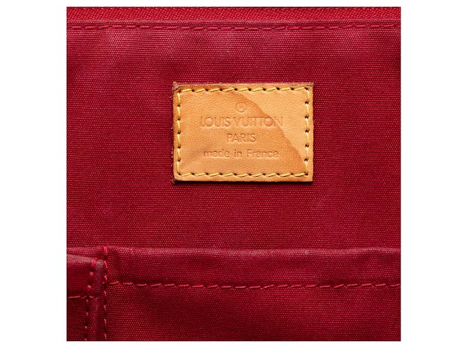 Louis Vuitton Rosso Monogram Vernis Bellevue PM - vista 5