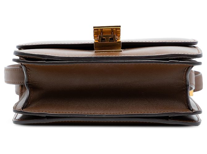 Classic Box Céline Celine Piccola Scatola Classica in Pelle Marrone - Ansicht 3