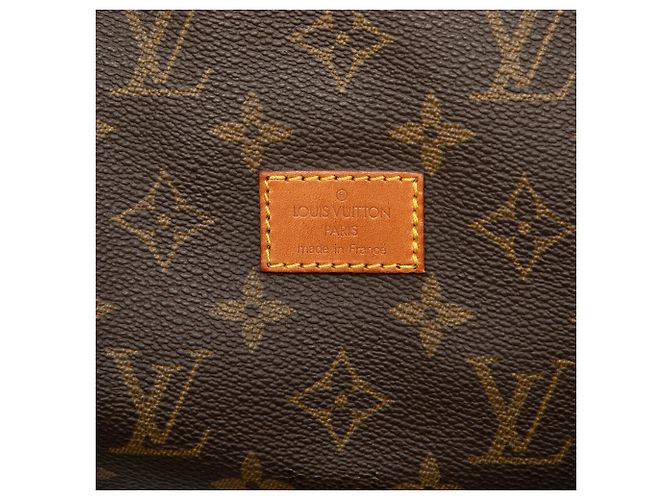 Louis Vuitton Saumur 25 Monogramma Marrone - vista 5