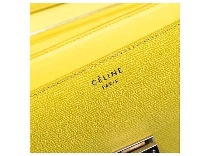 Classic Box Céline Celine Gelb Mittel Kalbsleder Klassische Box - Ansicht 5