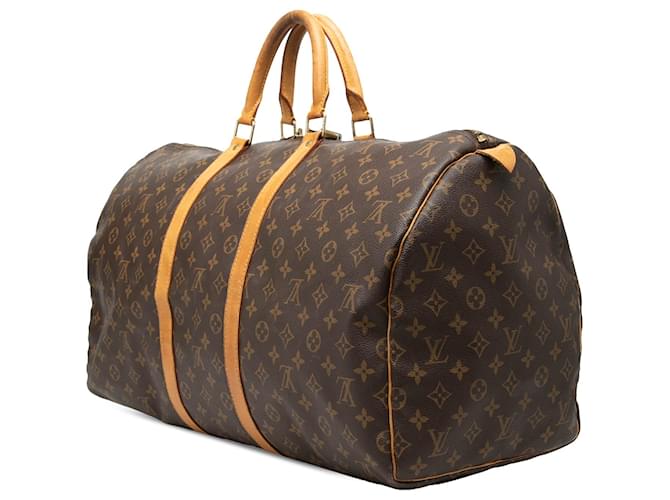 Louis Vuitton Keepall 55 Monogram Marrone - vista 2