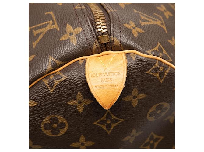 Louis Vuitton Keepall 55 Monogram Marrone - vista 5