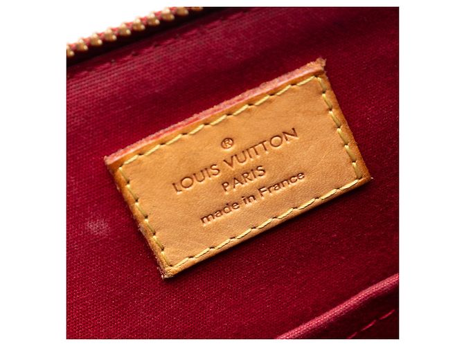 Louis Vuitton Rosso Monogram Vernis Bellevue PM - vista 5