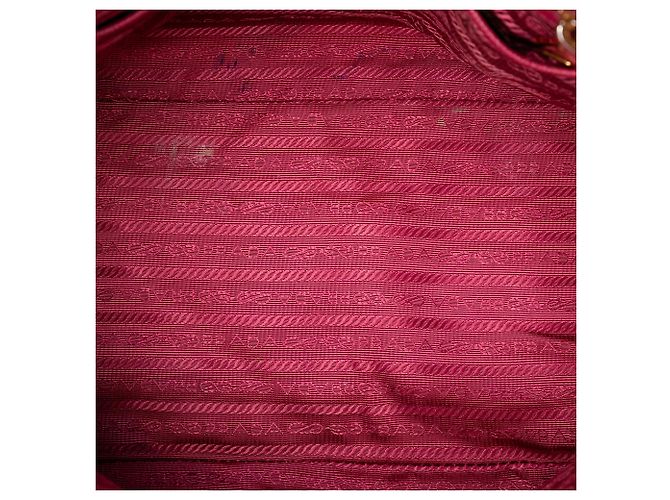 Prada Pink Saffiano besetzte Tessuto Dome Handtasche - Ansicht 4
