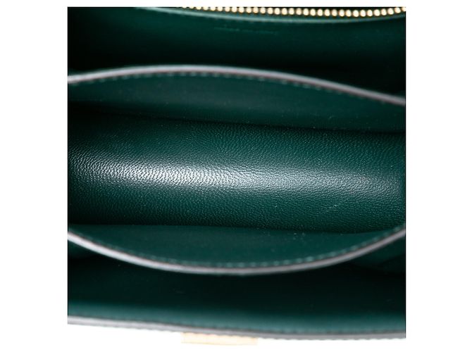 Classic Box Céline Celine Verde Piccola Scatola Classica in Pelle di Vitello Verde scuro - vista 4