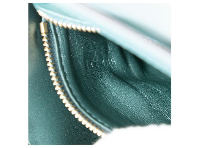 Classic Box Céline Celine Verde Piccola Scatola Classica in Pelle di Vitello Verde scuro - vista 5