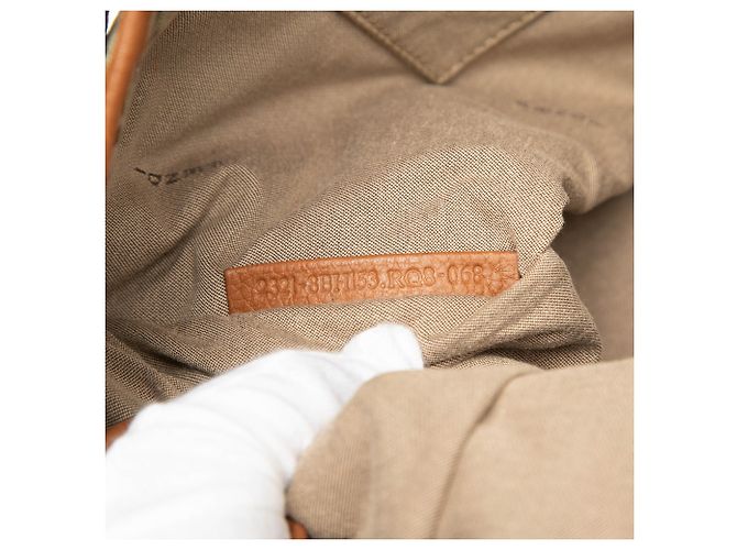 Fendi Braune Zucchino Canvas Tote Hellbraun - Ansicht 6