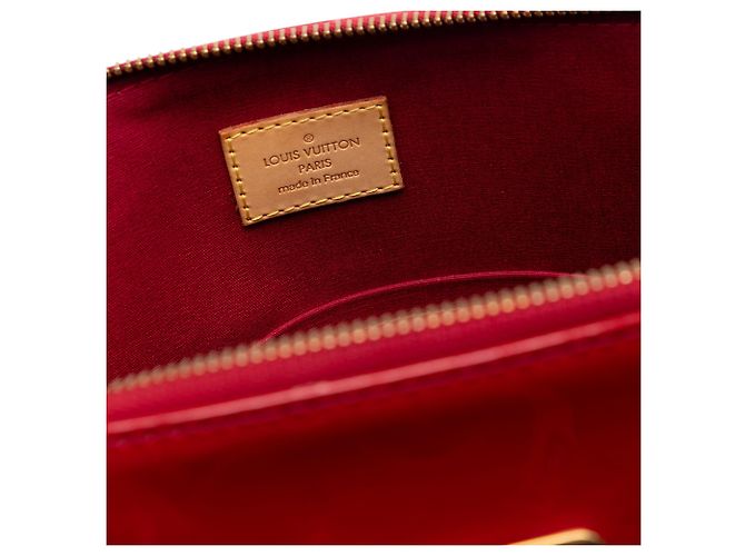 Louis Vuitton Rosso Monogram Vernis Bellevue GM - vista 5