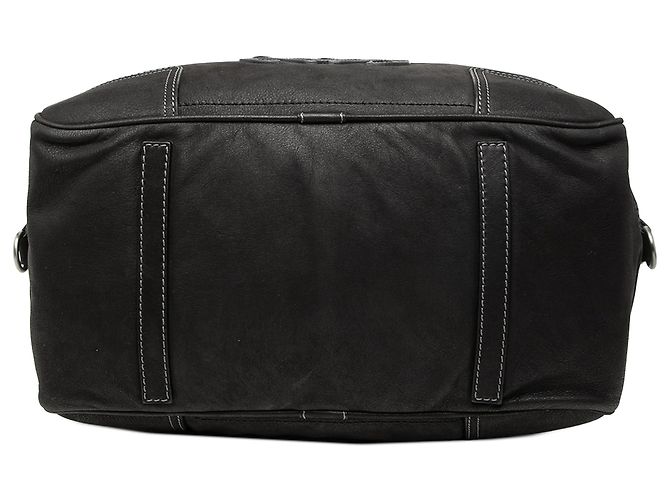 Borsa Anagram in nubuck nero LOEWE - vista 3