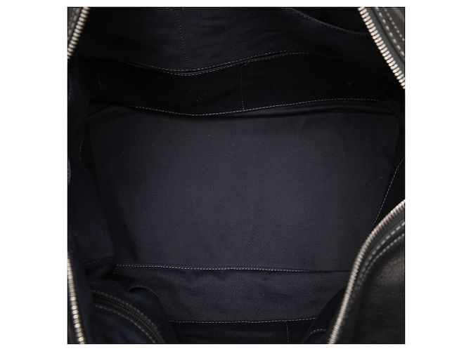 Borsa Anagram in nubuck nero LOEWE - vista 4