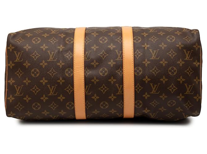 Louis Vuitton Keepall 45 Monogram Marrone - vista 3
