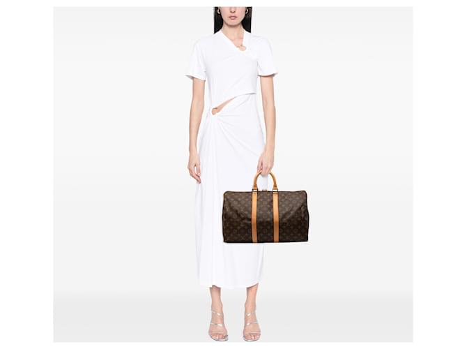 Louis Vuitton Keepall 45 Monogram Marrone - vista 7