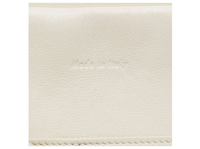 Belt Bag Céline Borsa a cintura mini in pelle di vitello liscia bianca Celine Bianco - vista 5