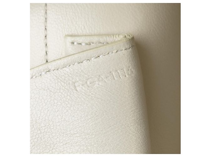 Belt Bag Céline Borsa a cintura mini in pelle di vitello liscia bianca Celine Bianco - vista 6