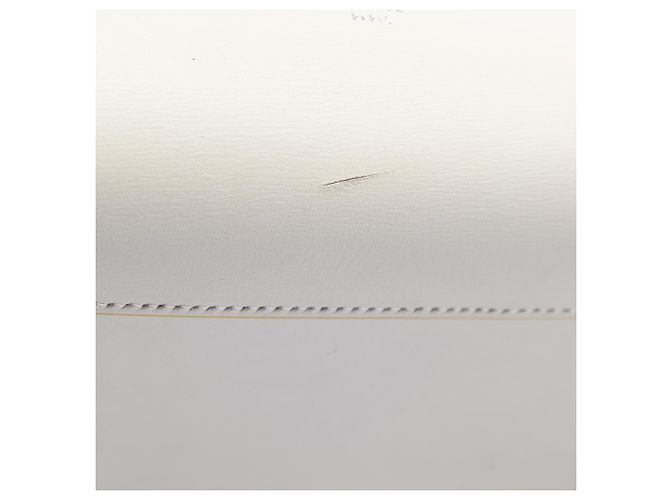 Belt Bag Céline Borsa a cintura mini in pelle di vitello liscia bianca Celine Bianco - vista 7