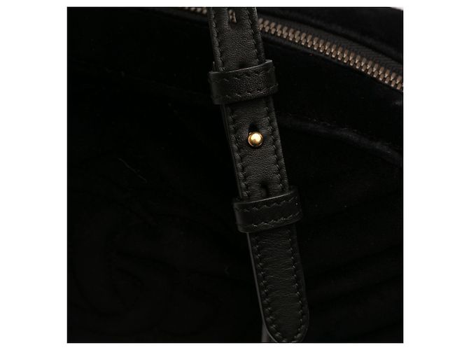 Gucci Nero Piccolo GG Marmont Matelassé Velluto Crossbody - vista 8