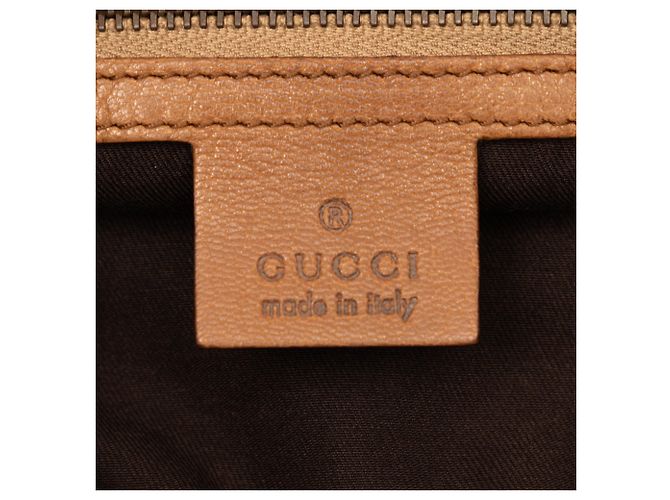 Bolsa hobo Blondie pequena em couro marrom Gucci - vista 5