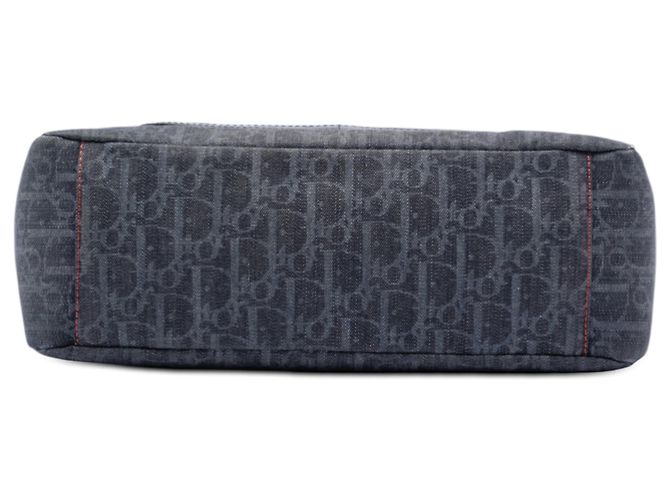 Borsa a tracolla in denim Blue Diorissimo di Dior - vista 3