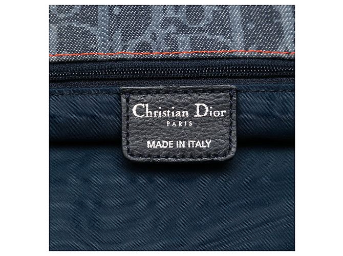 Borsa a tracolla in denim Blue Diorissimo di Dior - vista 5