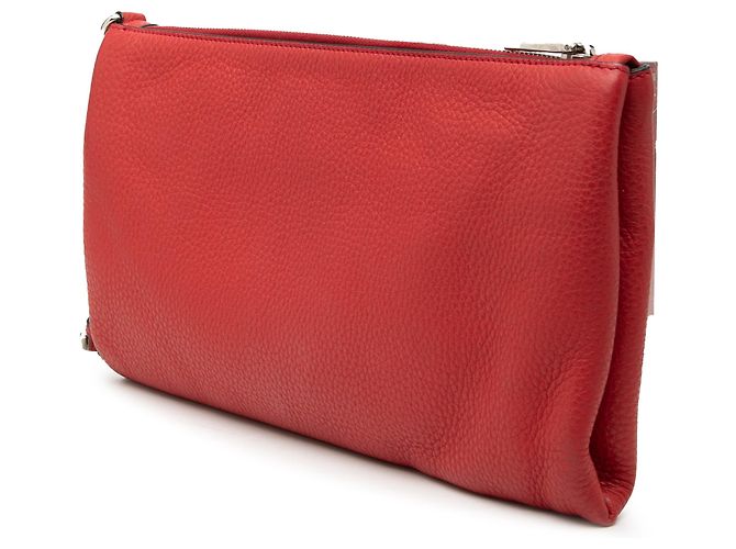 Clutch Prada Vermelho Vitello Daino - vista 2