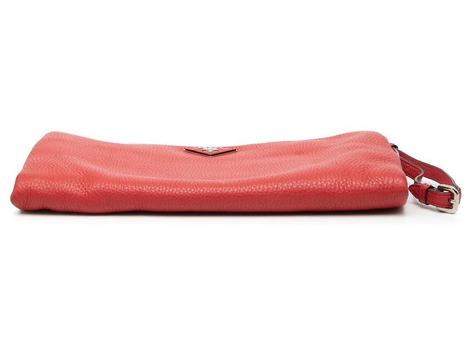 Clutch Prada Vermelho Vitello Daino - vista 3