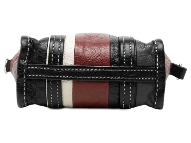 Borsa Bazar Shopper in agnello nero XXS di Balenciaga - vista 3
