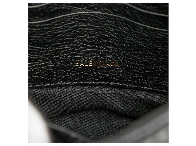 Borsa Bazar Shopper in agnello nero XXS di Balenciaga - vista 5
