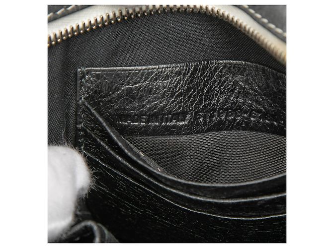 Borsa Bazar Shopper in agnello nero XXS di Balenciaga - vista 7