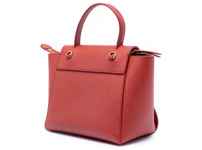 Belt Bag Céline Celine Rote Nano Rindsleder Gürteltasche - Ansicht 2