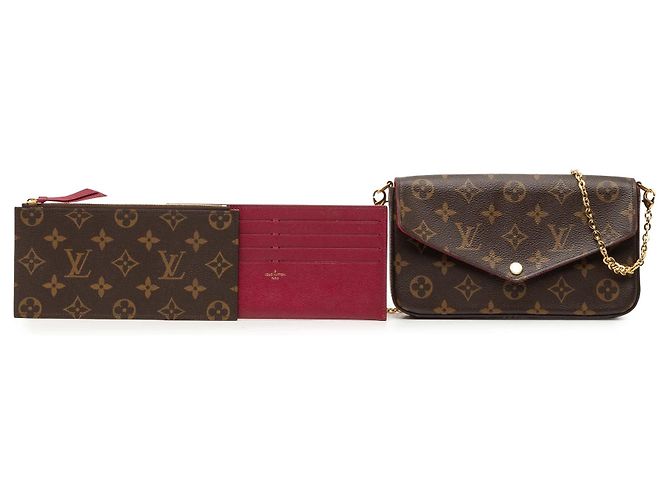 Pochette Felicie Monogramma Marrone Louis Vuitton - vista 8
