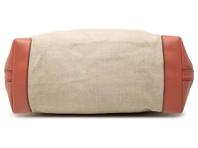 Gucci Beiger Mittelgroßer Canvas Tote - Ansicht 3