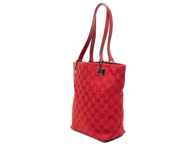 Gucci Rote GG Canvas Tote - Ansicht 2
