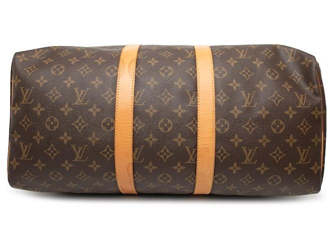 Louis Vuitton Keepall 45 Monogram Marrone - vista 3
