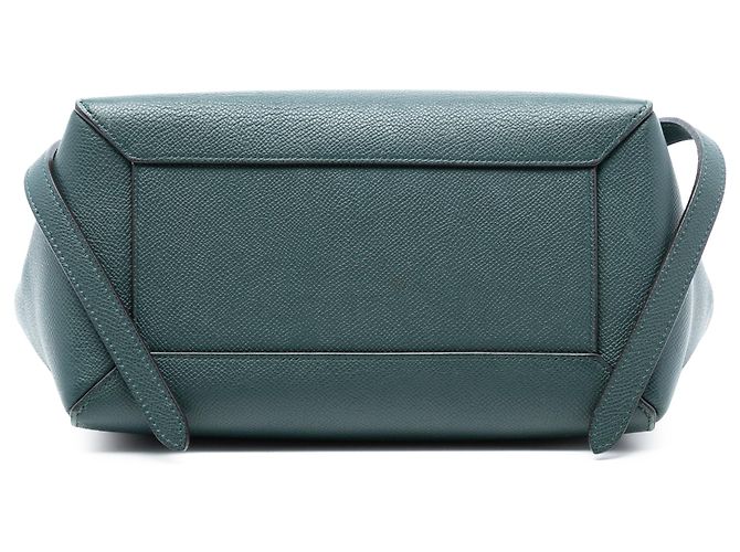 Céline Belt bag in pelle di vitello micrograna verde Celine Verde scuro - vista 3