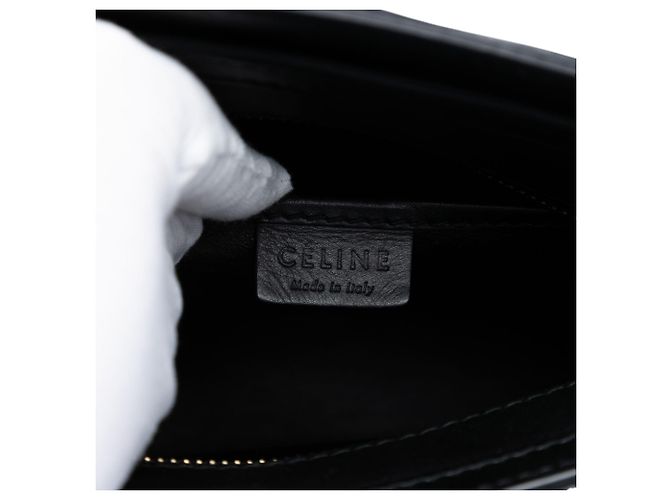 Luggage Céline Celine Braun Nano Tricolor Leder Reisetasche - Ansicht 5