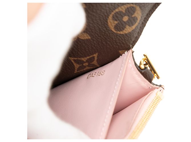 Portafoglio Louis Vuitton Rosa Cherrywood Wallet On Chain - vista 6