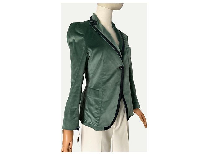 Autre Marque Grüner Samt-Blazer L'Autre Chose - Ansicht 3