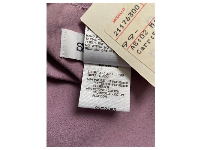 Lila Baumwollmischung Hemd mit Knöpfen von Sportmax - Ansicht 3
