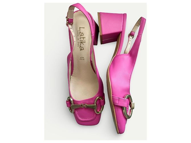 Autre Marque Tacchi Slingback Latika Rosa - vista 2