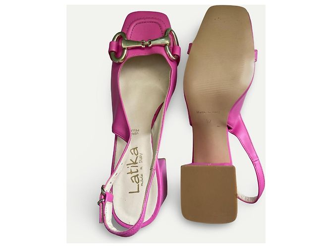 Autre Marque Tacchi Slingback Latika Rosa - vista 4