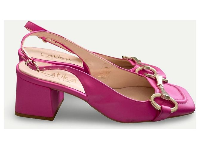 Autre Marque Tacchi Slingback Latika Rosa - vista 5