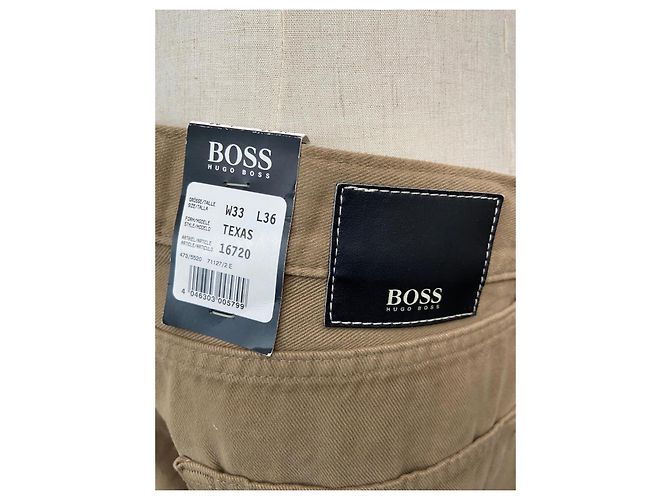 Autre Marque Jeans Texas BOSS Hugo Boss Sabbia - vista 4