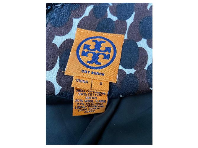 Vestido sin mangas con estampado de leopardo Tory Burch Castaño Negro Blanco - vista 4